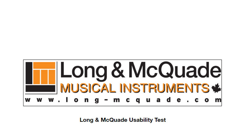 A screenshot of long & mc quade logo with test report detail